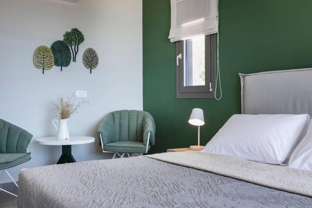 Color Villas-New Villa Green At Trapezaki With Private Pool Mousata Exterior foto